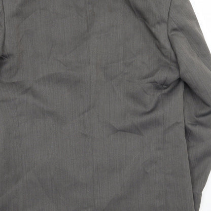 Mens UK Size 38 Armando Regular Grey Suit Jacket