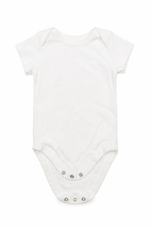 Marks and Spencer Girls White   Babygrow One-Piece Size 6-9 Months