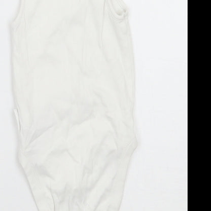 NEXT Boys White   Babygrow One-Piece Size 6-9 Months