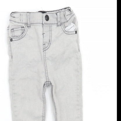 Denim & Co. Baby Grey   Capri Jeans Size 18-24 Months