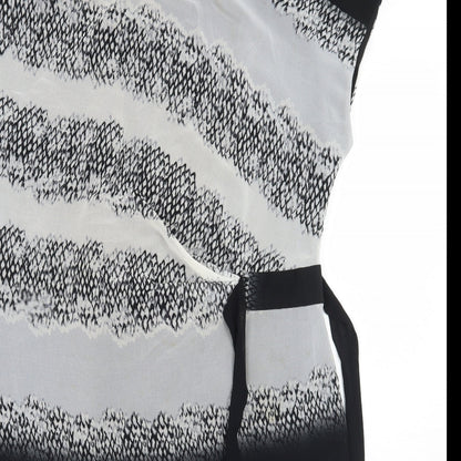 Per Una Womens Black Animal Print  A-Line  Size 14