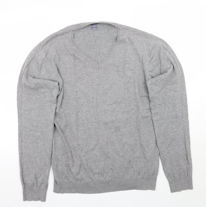 H&M Mens Grey   Pullover Jumper Size XL