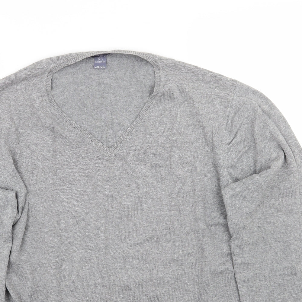 H&M Mens Grey   Pullover Jumper Size XL
