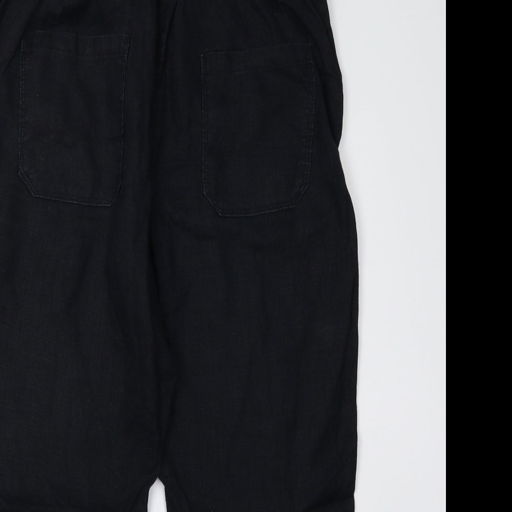 Womens UK Size 16 M&S Regular Fit  Black Trousers