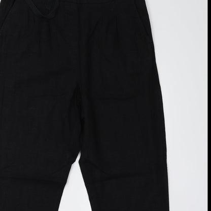 Womens UK Size 14 M&S Regular Fit  Black Trousers