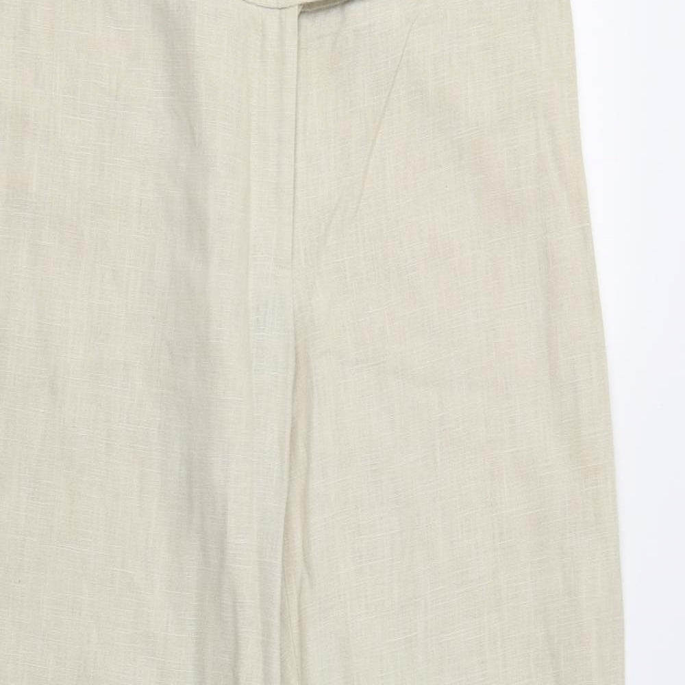 Womens UK Size 12 Evie Regular Fit  Beige Trousers