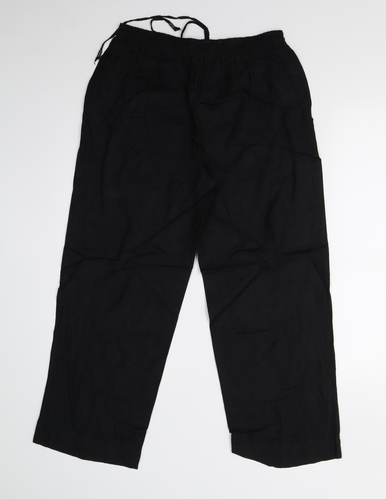 Anthology Womens Black   Trousers  Size 12 L25 in
