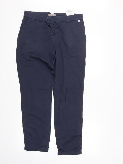 Christian Berg Womens Blue   Chino Trousers Size 12 L27 in