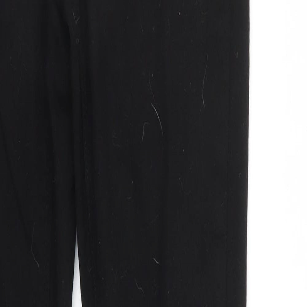 Denim & Co. Womens Black  Denim Straight Jeans Size 8 L32 in