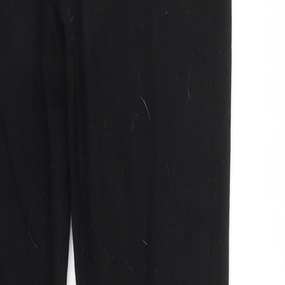 Denim & Co. Womens Black  Denim Straight Jeans Size 8 L32 in