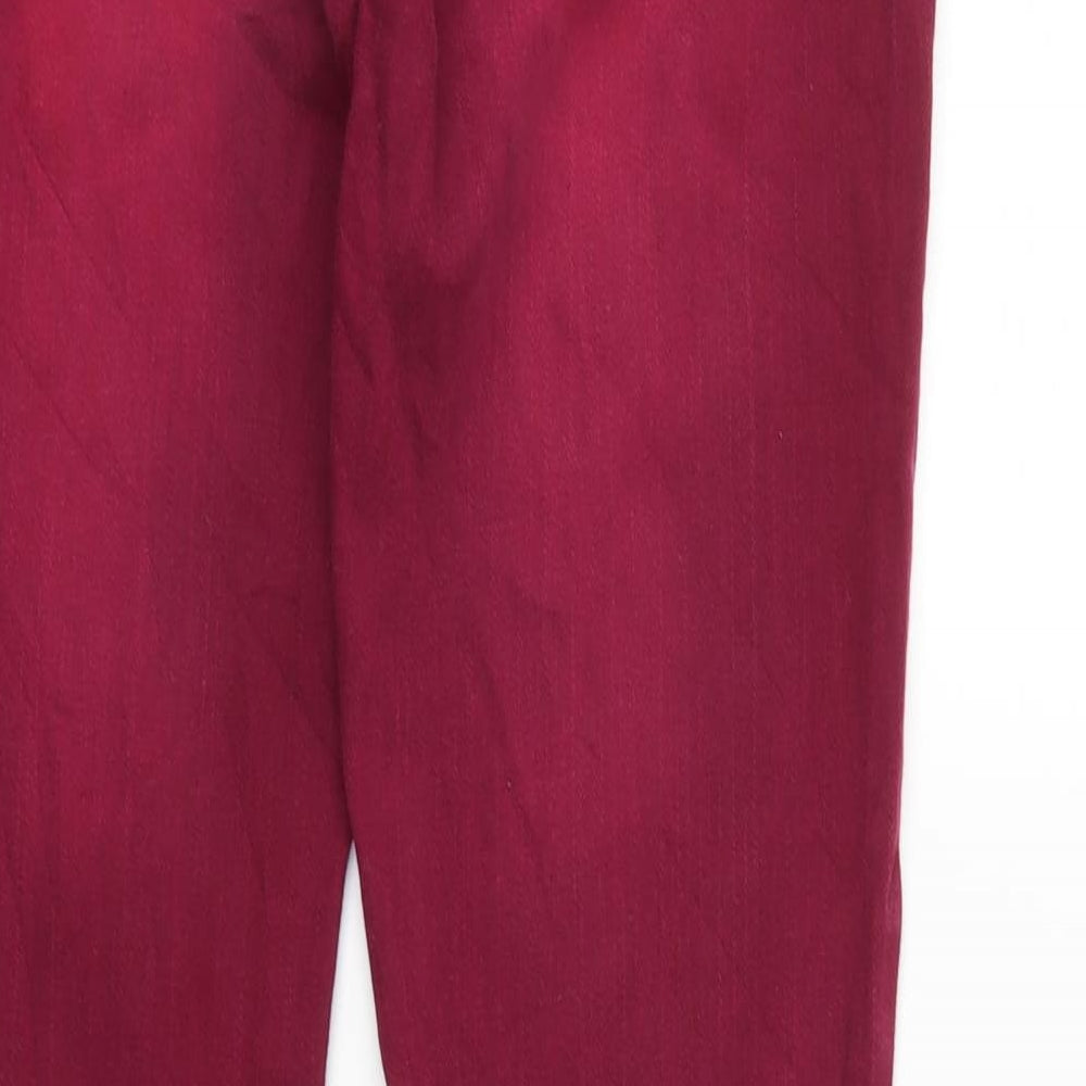 miss Neuss Mens Purple  Denim Straight Jeans Size 16 L31 in