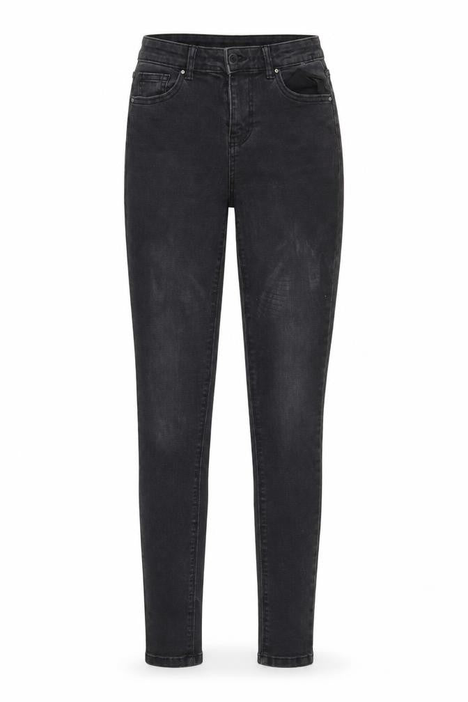 Womens UK Size 10 Denim & Co. Regular Fit Straight Black Jeans