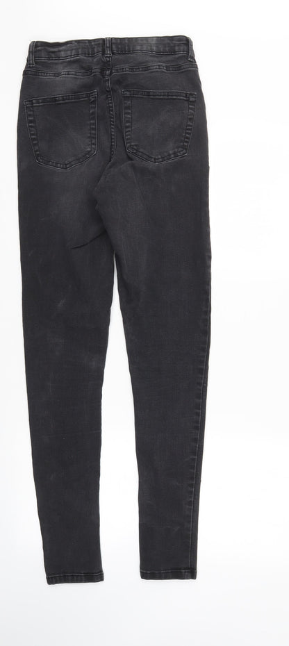 Denim & Co. Womens Black  Denim Straight Jeans Size 10 L30 in