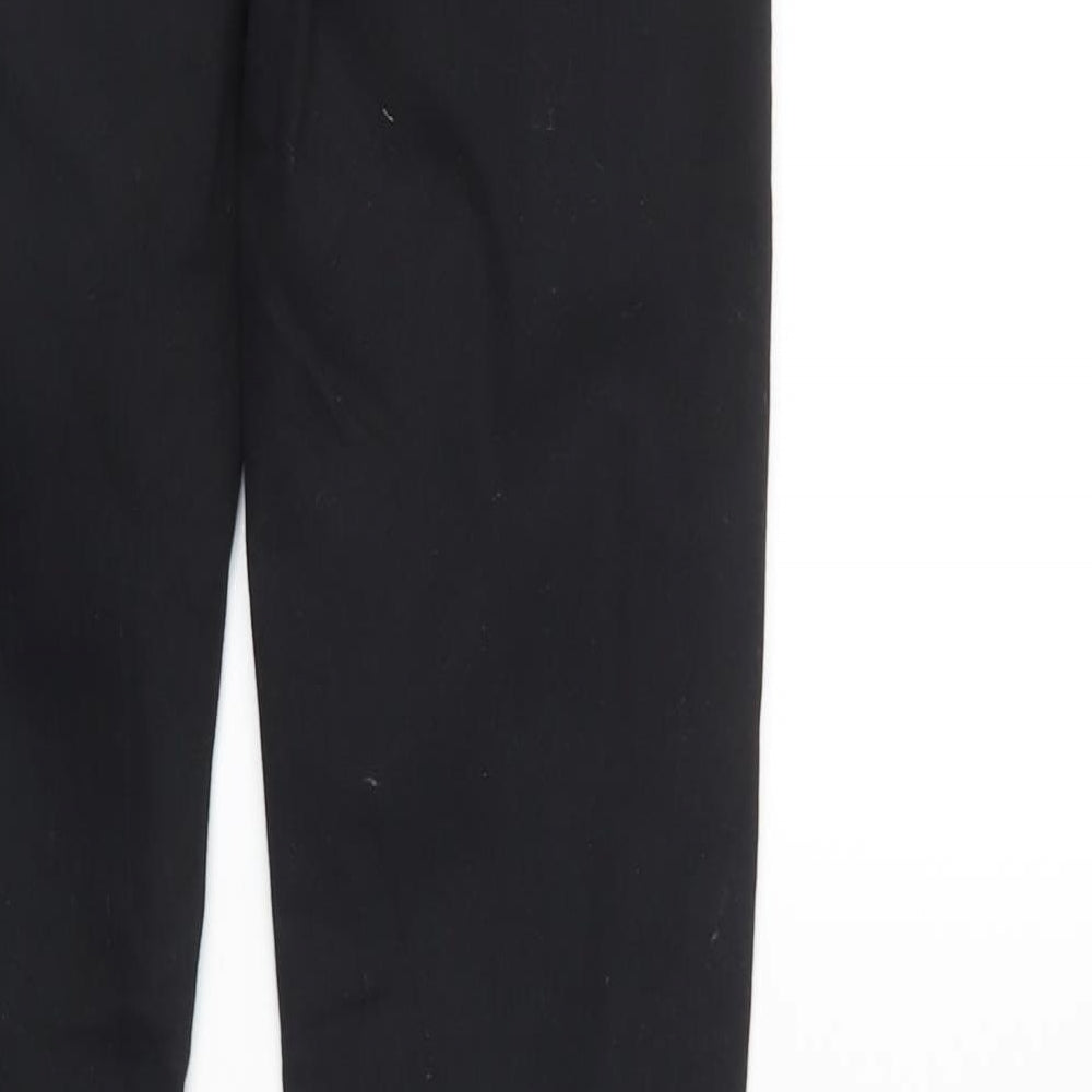 Womens UK Size 8 Divided Regular Fit Straight Black Jeans