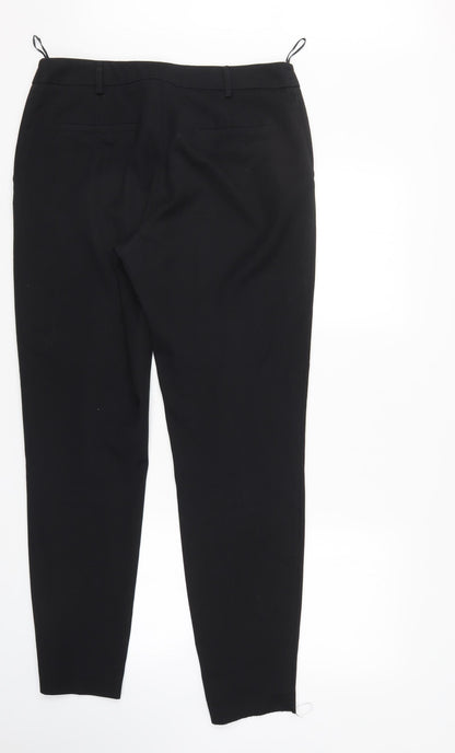 TU Womens Black   Trousers  Size 12 L30 in
