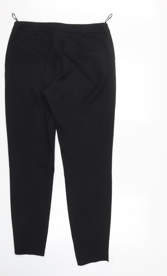 TU Womens Black   Trousers  Size 12 L30 in