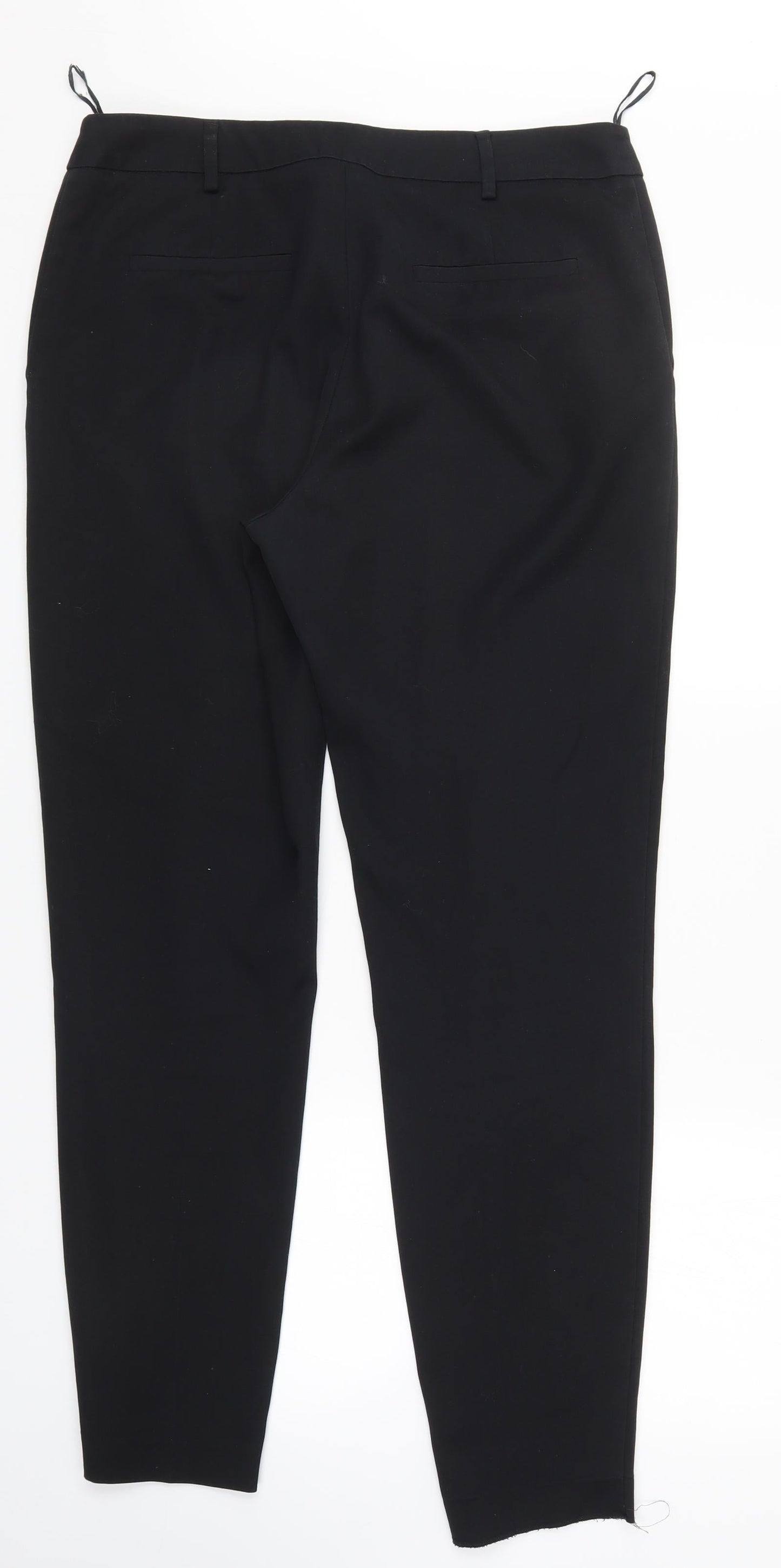 TU Womens Black   Trousers  Size 12 L30 in