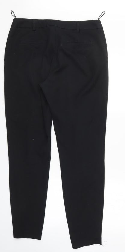 TU Womens Black   Trousers  Size 12 L30 in
