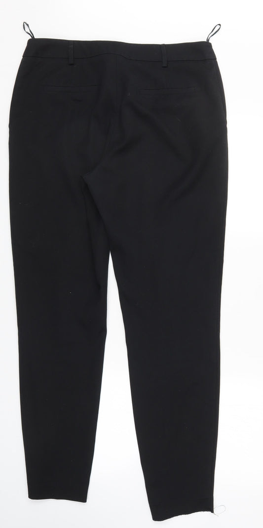 TU Womens Black   Trousers  Size 12 L30 in