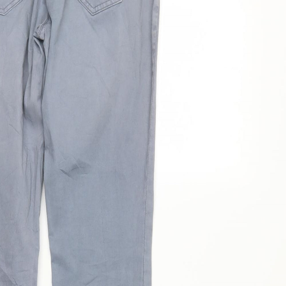 Tom Taylor Womens Grey  Denim Straight Jeans Size 12 L31 in
