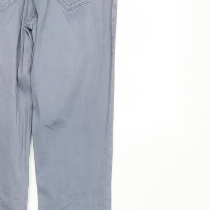 Tom Taylor Womens Grey  Denim Straight Jeans Size 12 L31 in
