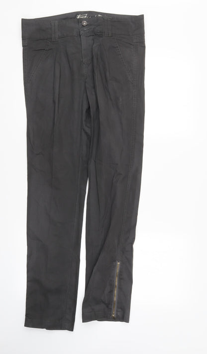 Fresh Made Womens Black   Straight Jeans Size S L30 in
