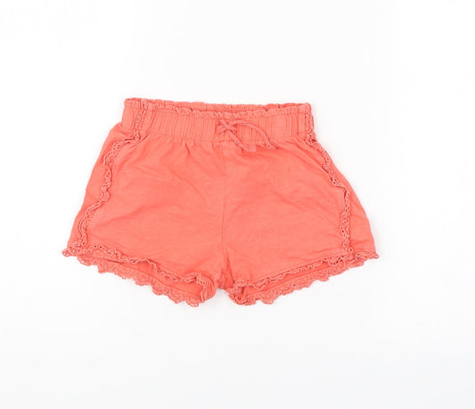 TU Girls Orange    Shorts Size 6 Years