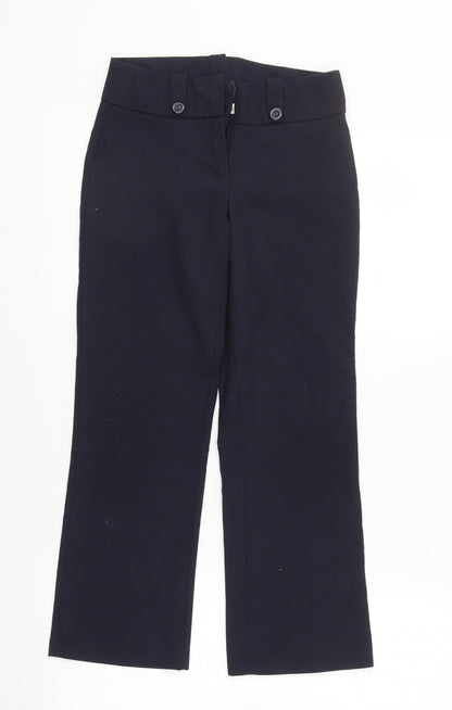 Back To School Girls Blue    Trousers Size 8-9 Years - School Trousers