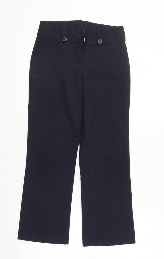 Back To School Girls Blue    Trousers Size 8-9 Years - School Trousers