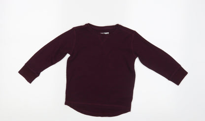 NEXT Boys Purple   Basic T-Shirt Size 2-3 Years