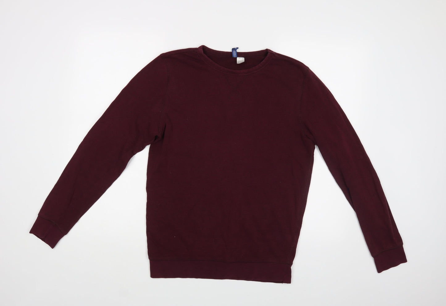 Mens UK Size S H&M Purple Pullover Sweatshirt