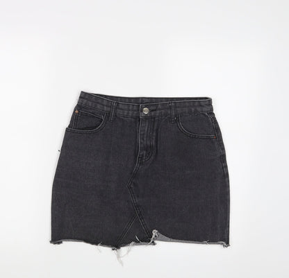 Jeans Womens Grey   Mini Skirt Size L