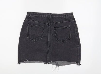 Jeans Womens Grey   Mini Skirt Size L