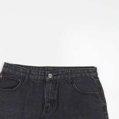 Jeans Womens Grey   Mini Skirt Size L