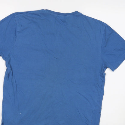 Topman Mens Blue    T-Shirt Size S