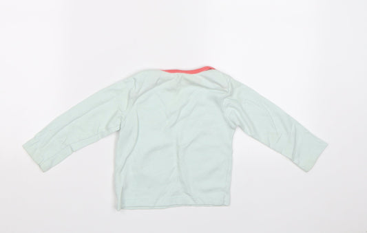 Nutmeg Girls Green   Basic Polo Size 2 Years  - Penguins