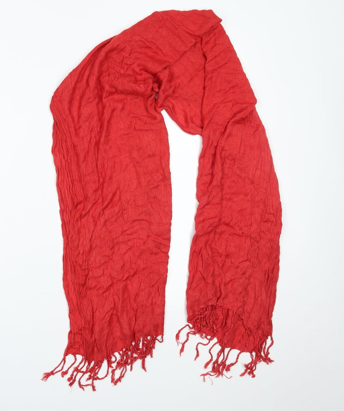 Preworn Womens Red    Scarf