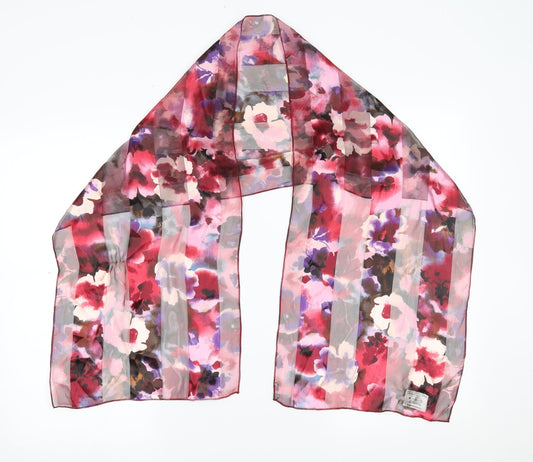 BM Womens Pink Floral   Scarf