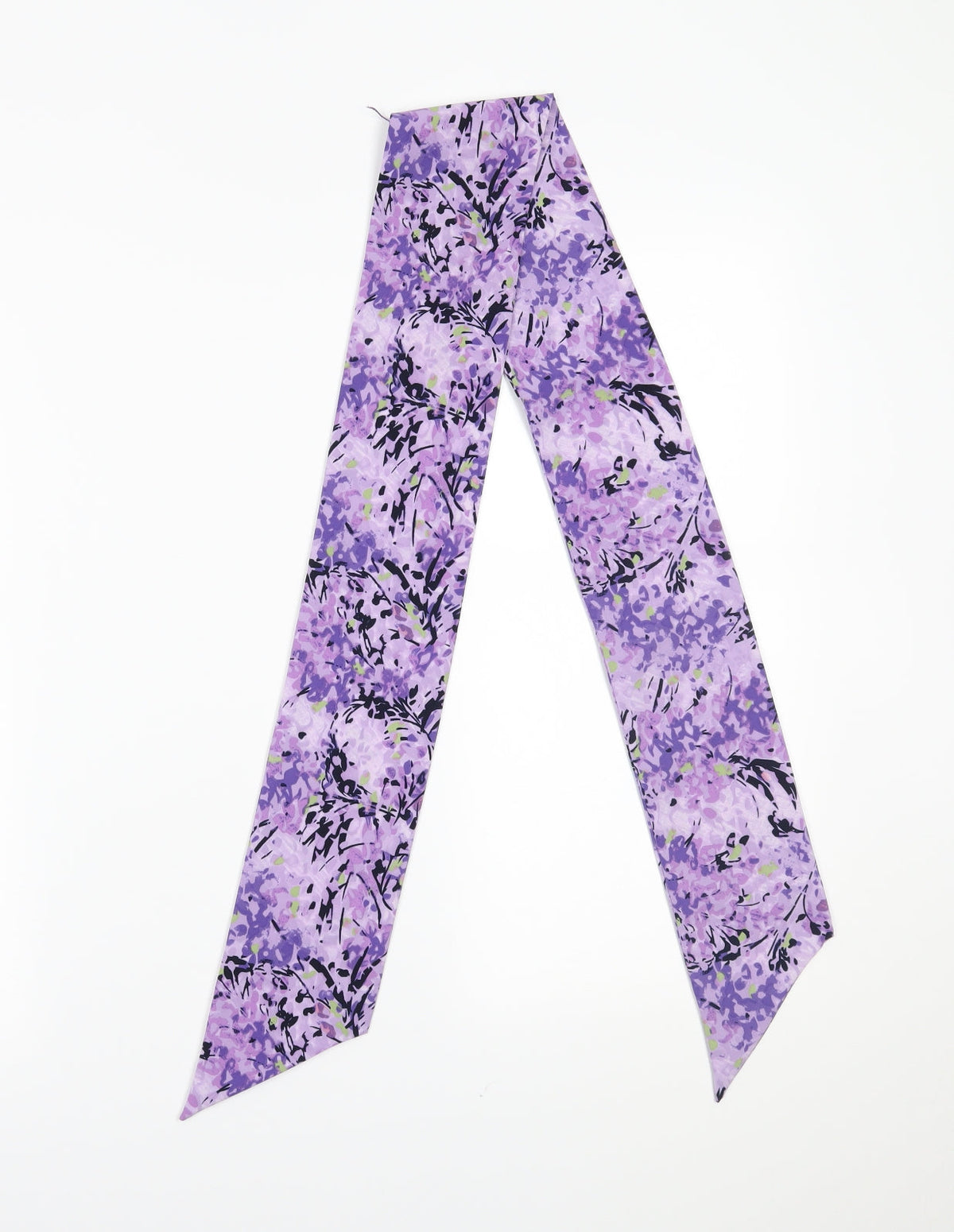 Preowrn Womens Purple Floral   Scarf   - sash