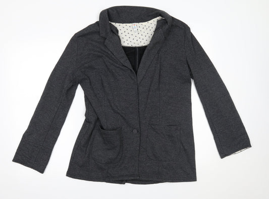 Denim co Womens Grey   Jacket Blazer Size 16  -