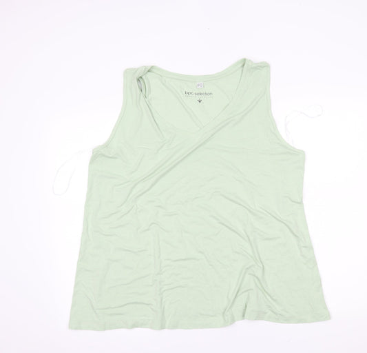 Womens UK Size XL BPC Green Basic Blouse