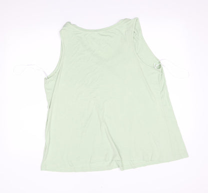 Womens UK Size XL BPC Green Basic Blouse