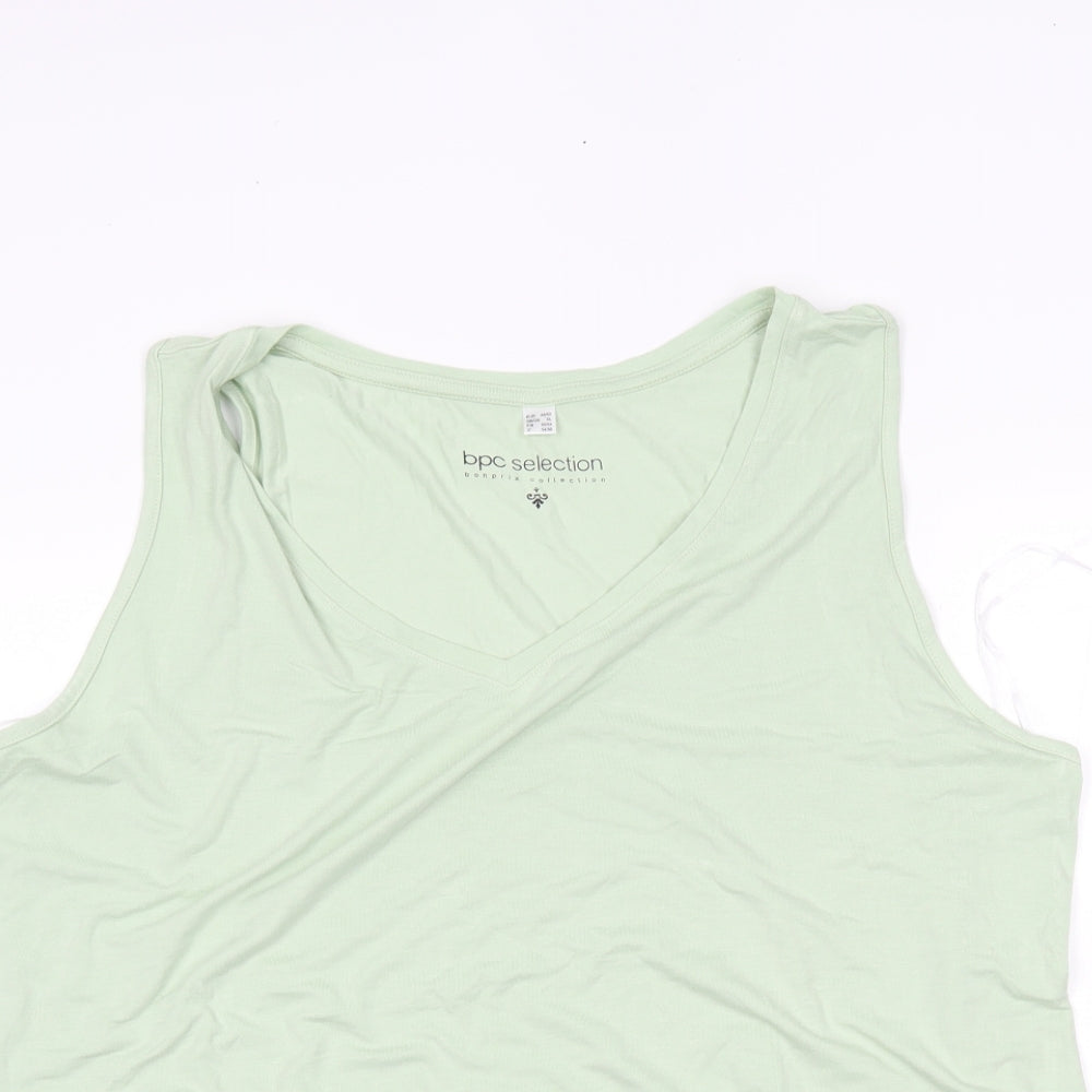 Womens UK Size XL BPC Green Basic Blouse