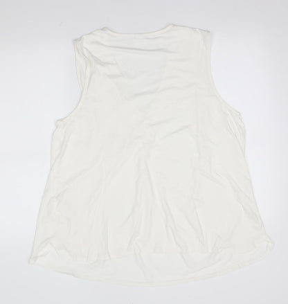 Womens UK Size XL Bodyflirt White Basic Blouse