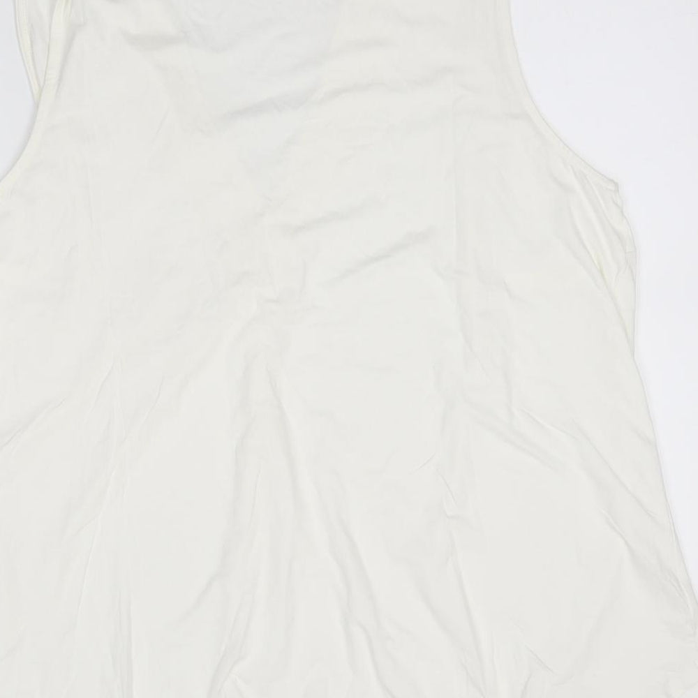 Womens UK Size XL Bodyflirt White Basic Blouse