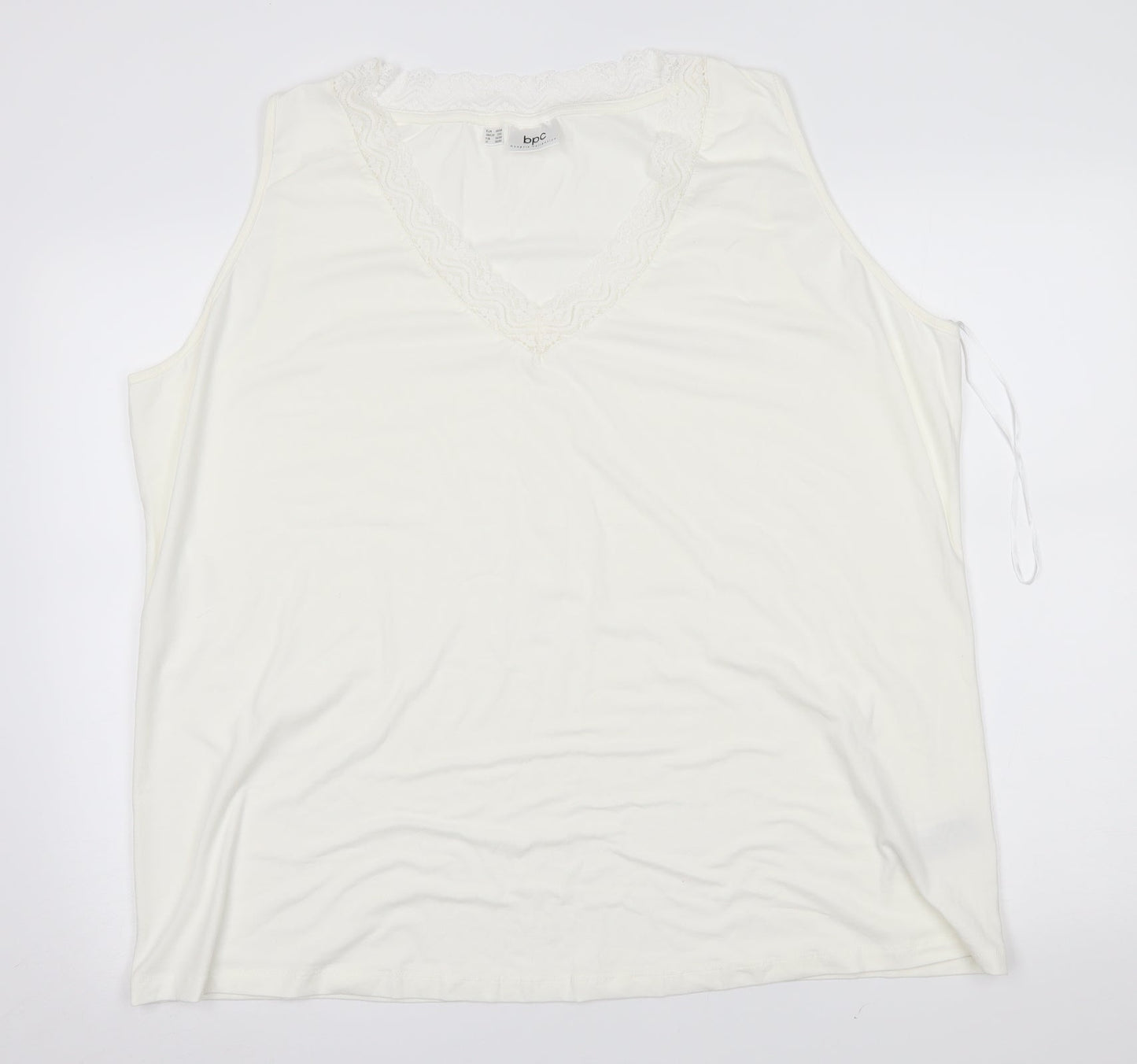 Womens UK Size 2XL BPC White Basic Blouse