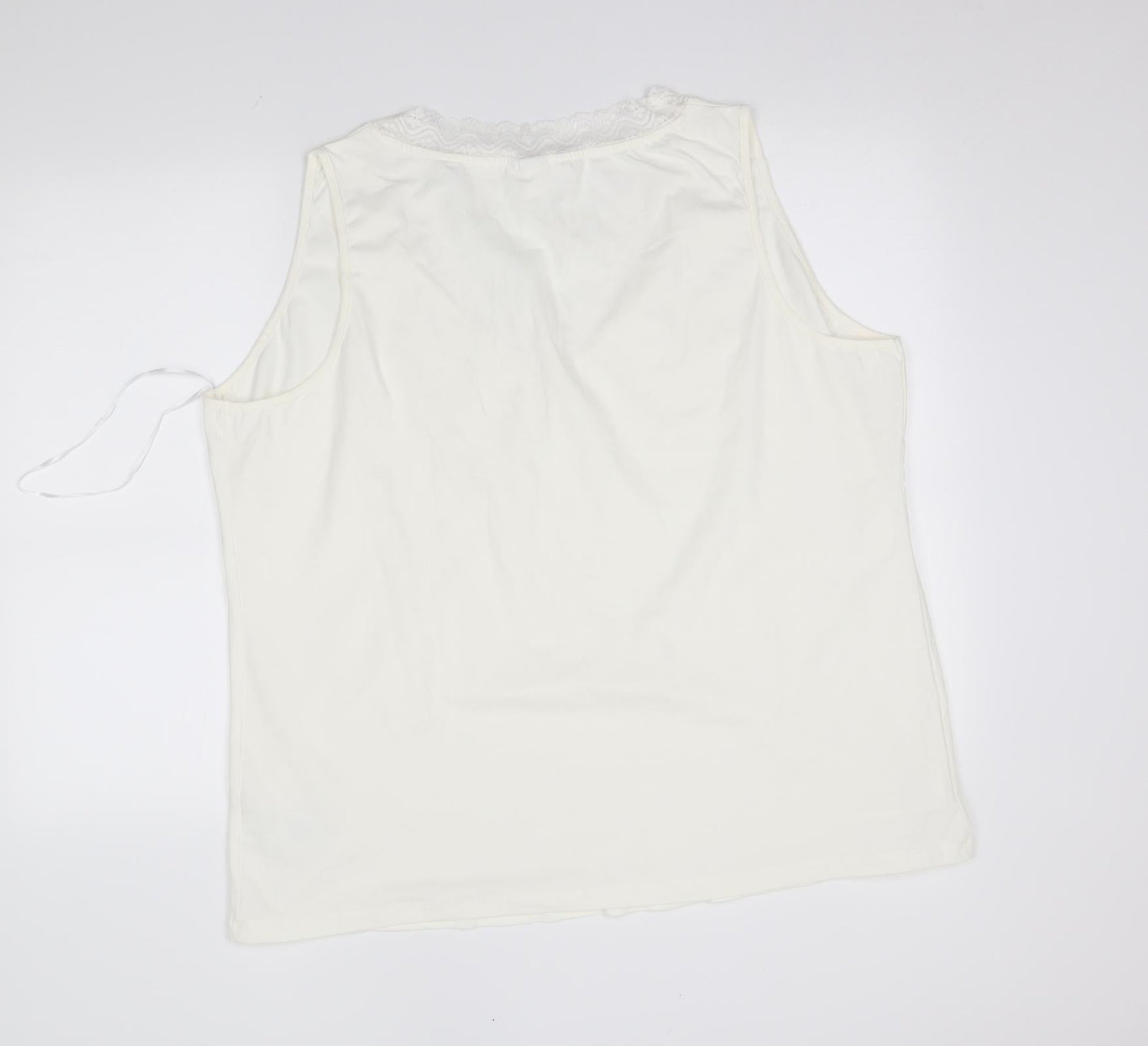 Womens UK Size 2XL BPC White Basic Blouse