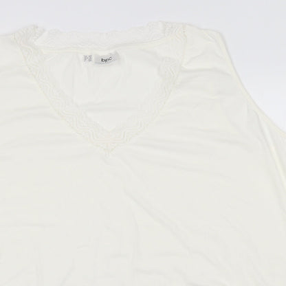 Womens UK Size 2XL BPC White Basic Blouse