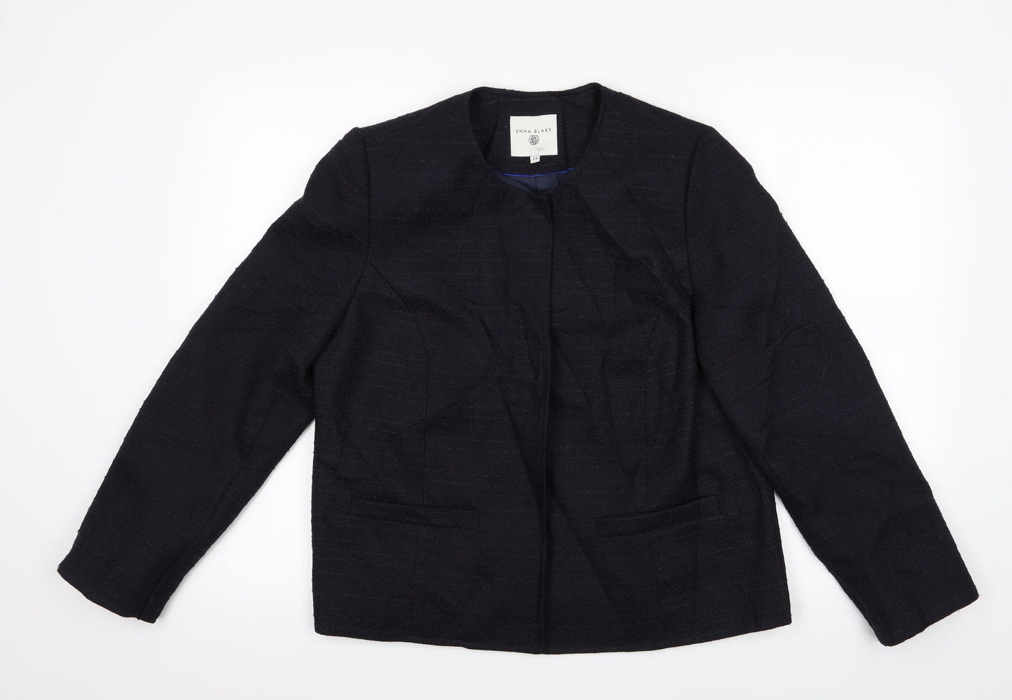 Emma Blake Womens Blue   Jacket  Size 14