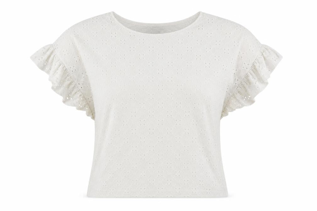 Womens UK Size 8 New Look Ivory Basic Blouse